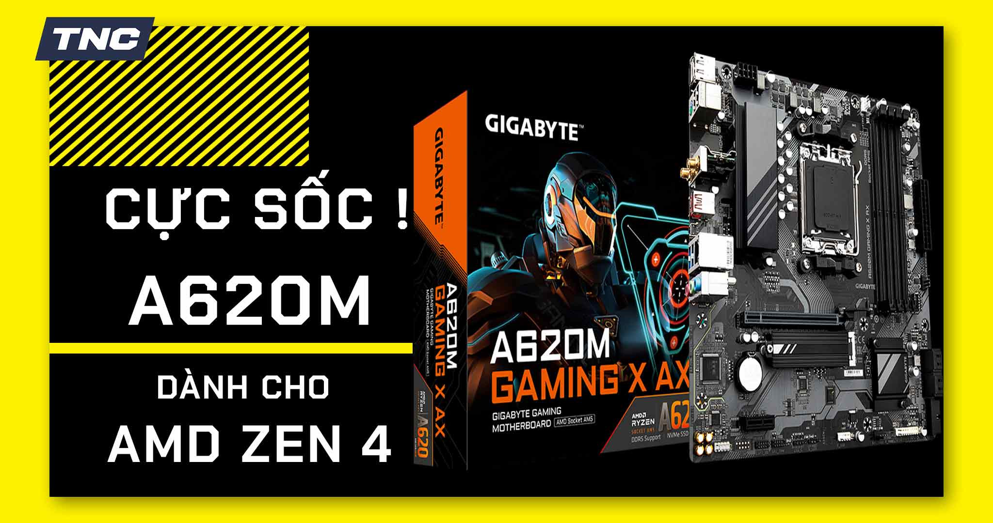 Mainboard A620 giá chỉ 2 triệu VNĐ cân tốt AMD Zen 4