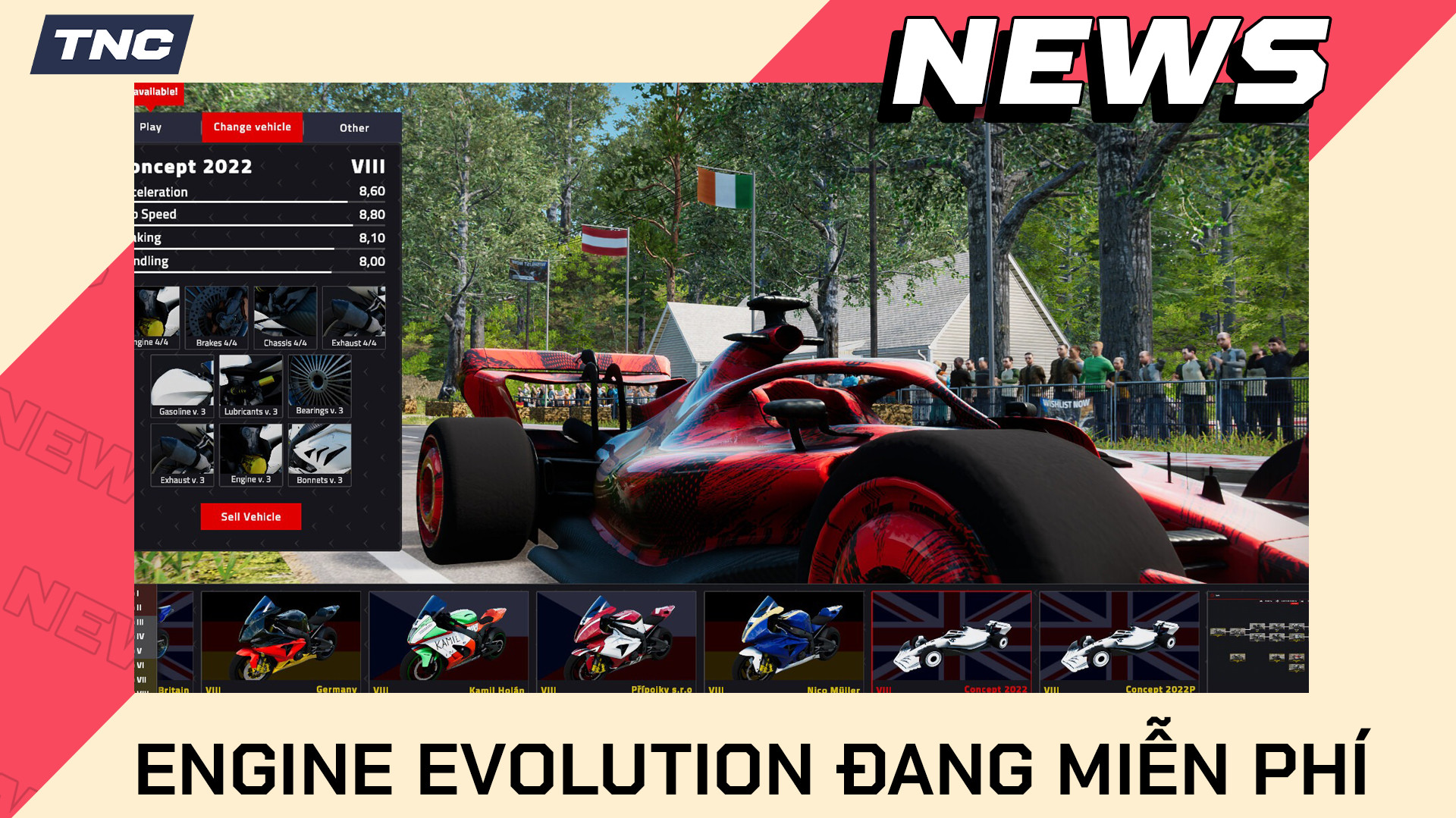 Engine Evolution 2023 miễn phí trên Steam