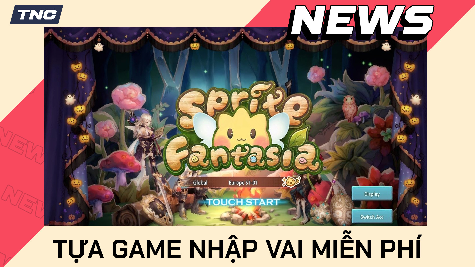 Trải nghiệm tựa game 'Sprite Fantasia' miễn phí