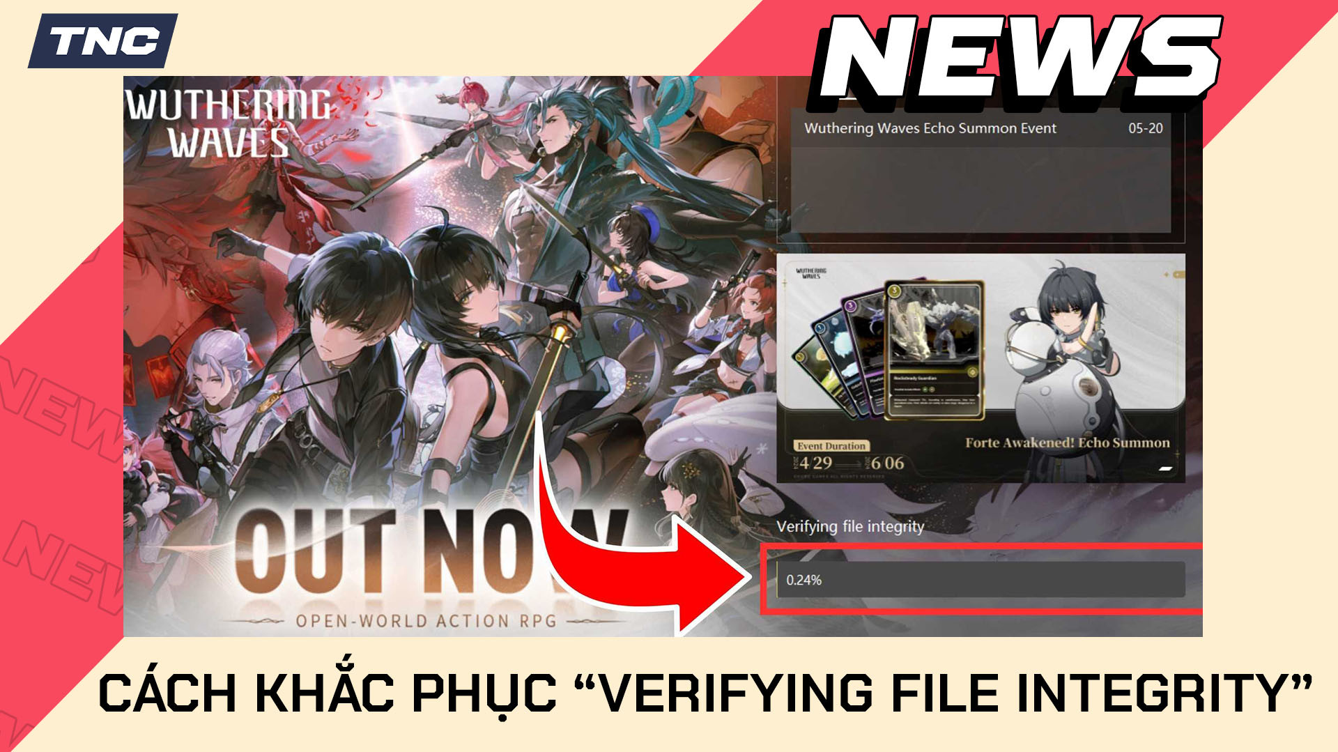Wuthering Waves: Hướng Dẫn Cách Khắc Phục Lỗi 'Verifying File Integrity'