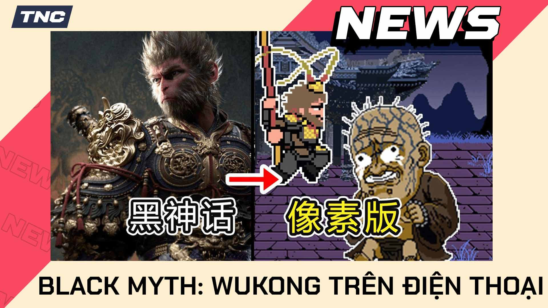 Black Myth: Wukong Pixel Chơi Trên Điện Thoại