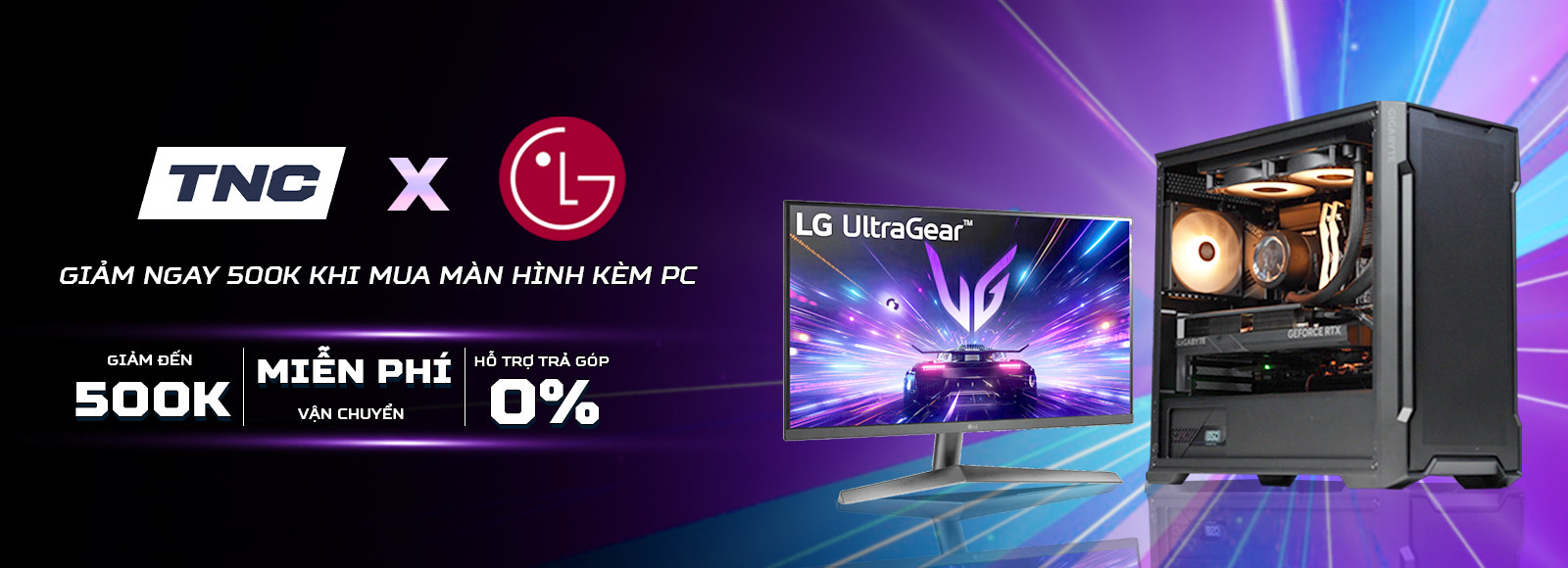 Giảm Tối Đa 500K Khi Mua PC Kèm Màn Hình LG