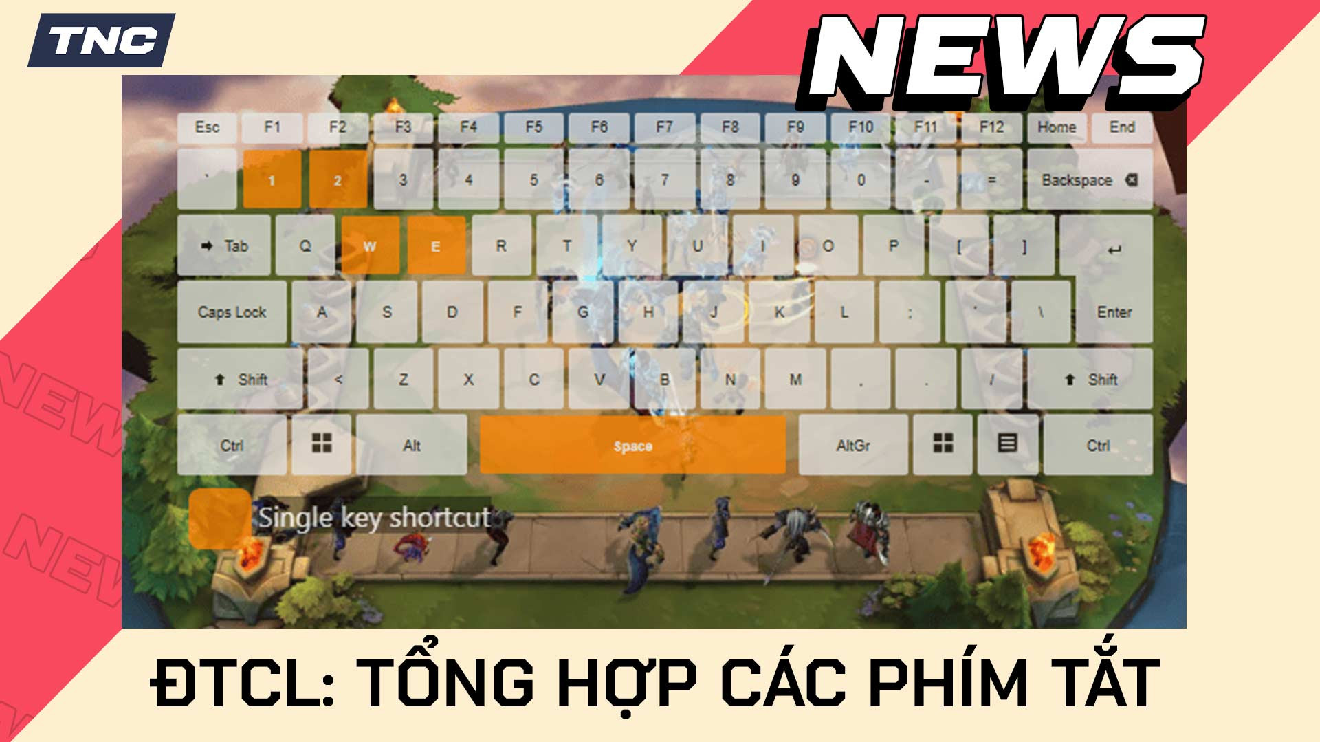 ĐTCL: Tổng Hợp Đầy Đủ Các Phím Tắt