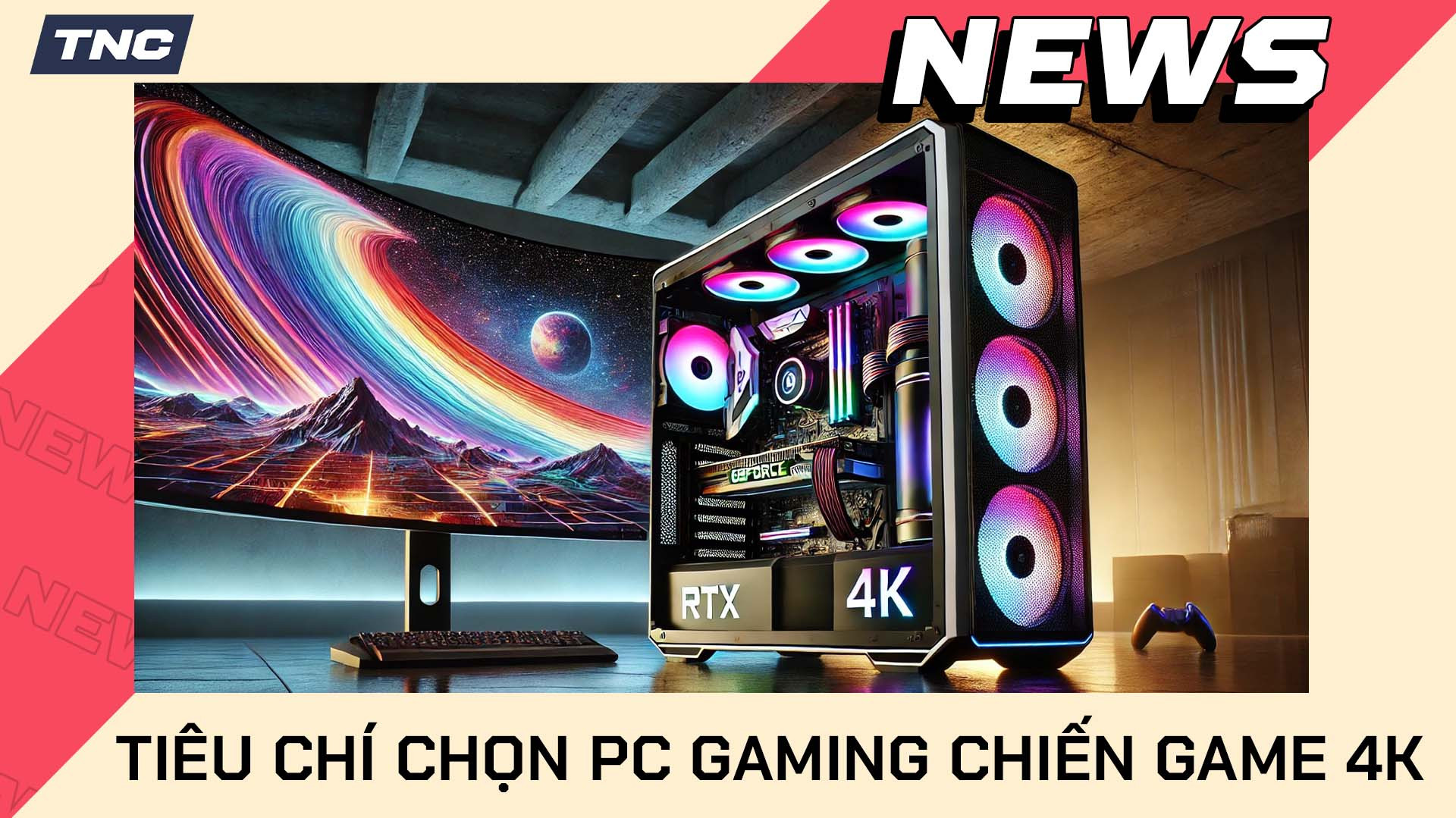 Tiêu Chí Chọn PC Gaming 4K và Top 5 PC Chiến Game 4K Cực Mượt