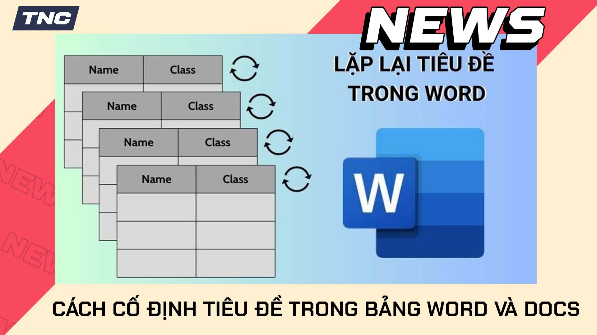 Cách Lặp Lại Tiêu Đề Bảng Trong Word Và Google Docs