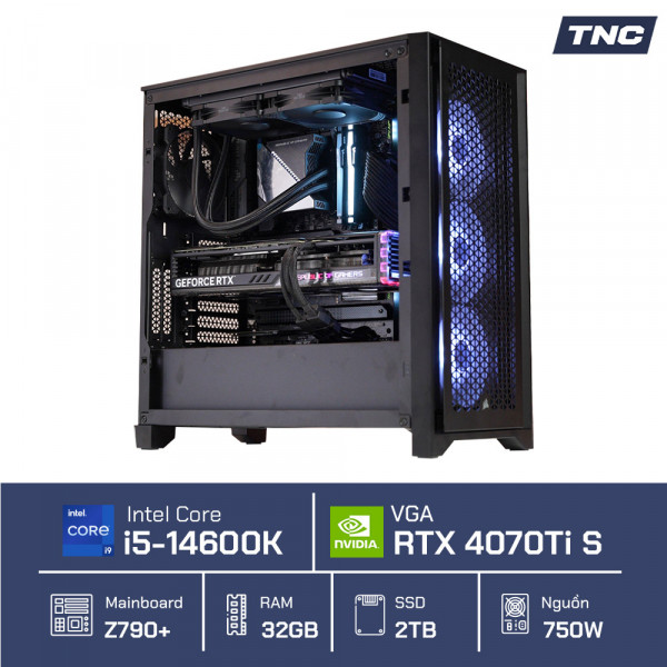 PC Gaming - Nova I4070Ti Super - BL 