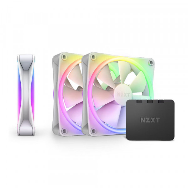 Quạt Tản Nhiệt NZXT F120RGB Duo - Triple - White (RF-D12TF-W1)