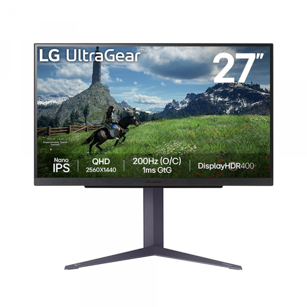 Màn Hình Gaming LG 27GS85Q-B 27 Inch/ QHD/ Nano IPS/ 180Hz/ 1ms