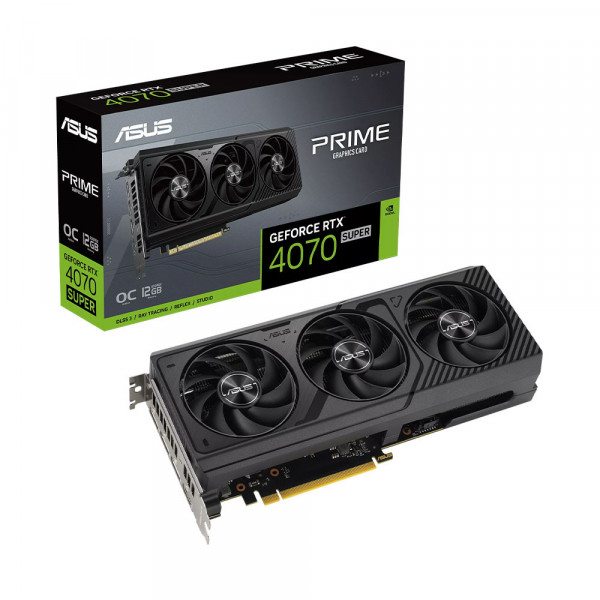 Card Màn Hình Asus Prime GeForce RTX 4070 SUPER 12GB GDDR6X OC Edition (PRIME-RTX4070S-O12G)