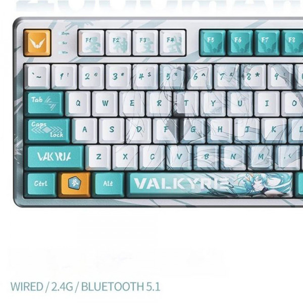 TNC Store Bàn Phím Cơ Valkyrie VK87 Mist Xanh Ngọc