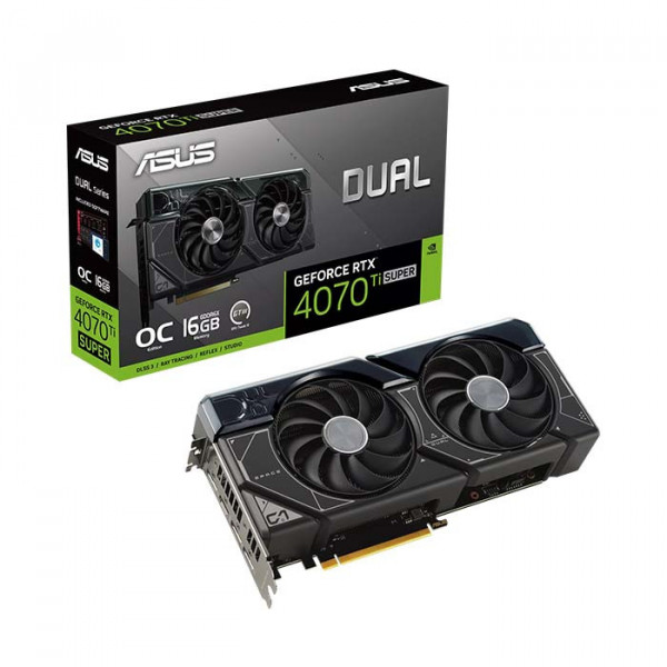 Card Màn Hình ASUS Dual GeForce RTX 4070 Ti SUPER OC Edition 16GB GDDR6X (DUAL-RTX4070TIS-O16G)