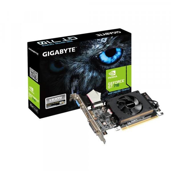 Card Màn Hình Gigabyte GeForce GT 710 DDR3 2GB (GV-N710D3-2GL)