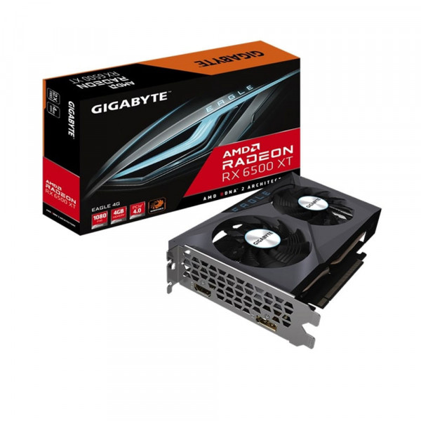 Card Màn Hình Gigabyte Radeon RX 6500 XT EAGLE 4G (GV-R65XTEAGLE-4GD)