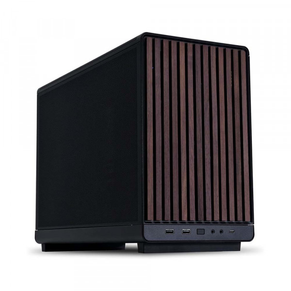 Vỏ Case Lian Li DAN-A3 Black M-ATX Wooden Front Panel (A3X-WD)