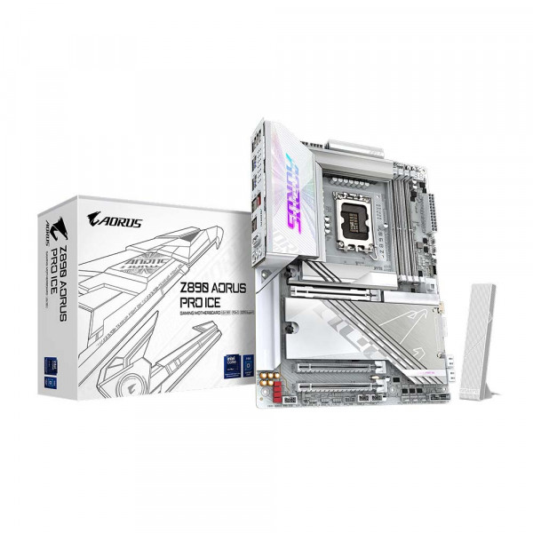 Bo Mạch Chủ Gigabyte Z890 AORUS PRO ICE - Màu Trắng