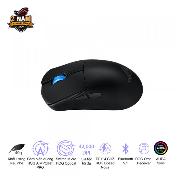 TNC Store Chuột Gaming Asus ROG Harpe Ace Mini Black