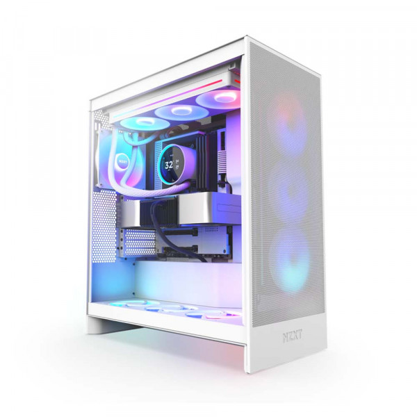 TNC Store Bộ Tản Nhiệt Nước NZXT KRAKEN ELITE 360 RGB V2 White 360mm