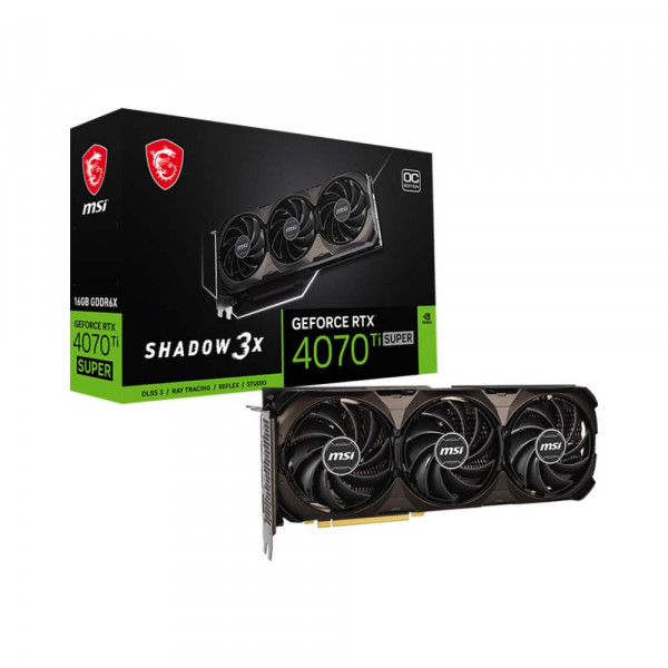 Card Màn Hình MSI GeForce RTX 4070 Ti SUPER 16G Shadow 3X OC Edtion