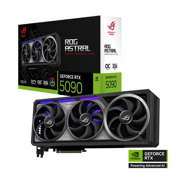 Card Màn Hình Asus ROG Astral GeForce RTX 5090 32GB GDDR7 OC Edition (ROG-ASTRAL-RTX5090-O32G-GAMING)