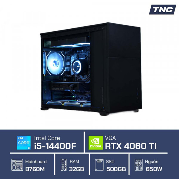 PC Đồ Họa Design 3D - Core i5 14400F/ 32GB/ RTX4060Ti