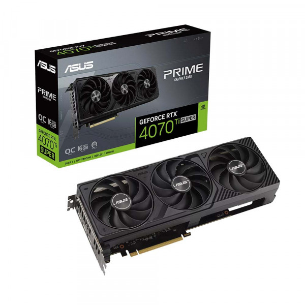 Card Màn Hình Asus PRIME GeForce RTX 4070 Ti SUPER 16GB GDDR6X OC Edition (PRIME-RTX4070TIS-O16G)