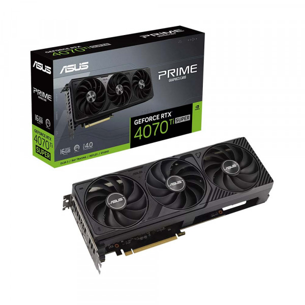 Card Màn Hình Asus PRIME GeForce RTX 4070 Ti SUPER 16GB GDDR6X (PRIME-RTX4070TIS-16G)