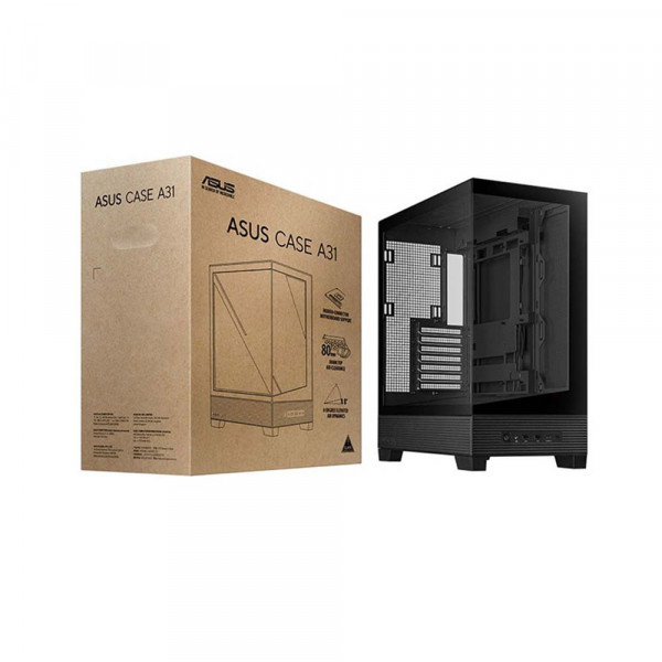 Vỏ Case Asus A31 TG Black (ATX/ Màu Đen/ Không Kèm Fan)