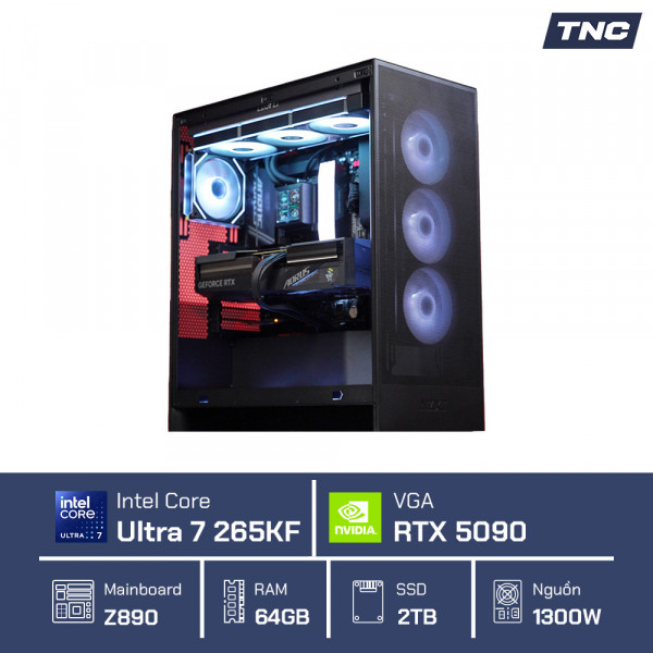 PC Đồ Họa AI - Core Ultra 7 265K/ 64GB/ RTX 5090