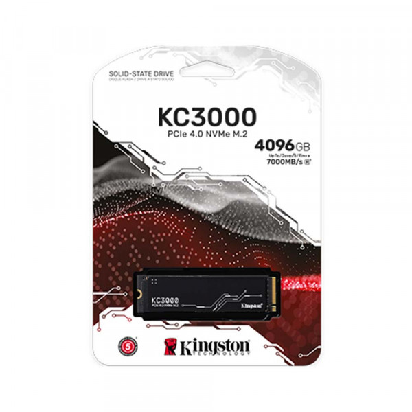 Ổ Cứng SSD Kingston KC3000 4TB M.2 PCIe Gen 4x4 (SKC3000D/4096G)