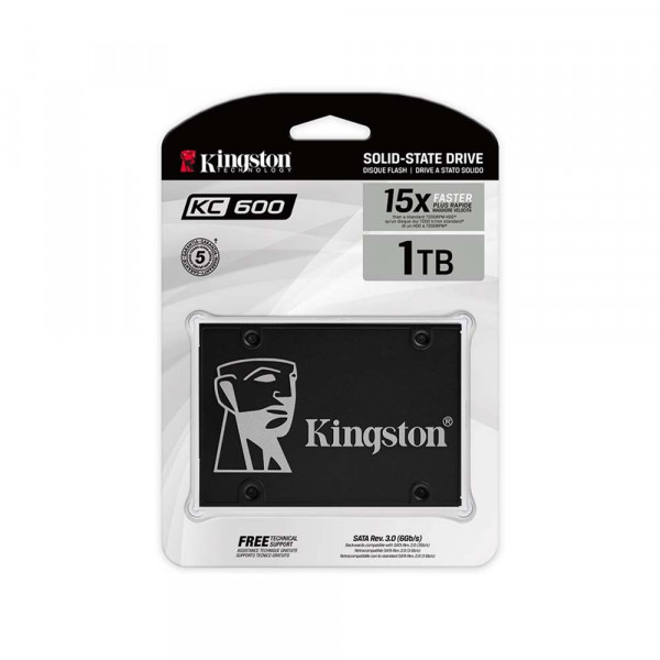 Ổ Cứng SSD Kingston KC600 1024GB Sata 3 2.5 Inch (SKC600/1024G)