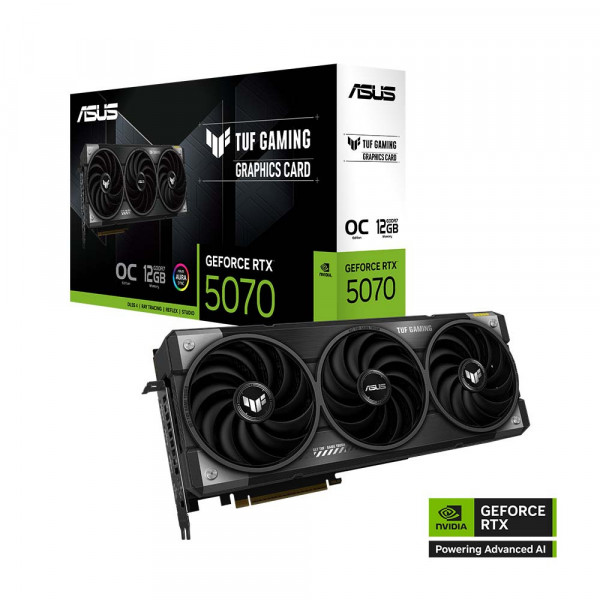 Card Màn Hình ASUS TUF Gaming GeForce RTX 5070 12GB GDDR7 OC Edition (TUF-RTX5070-O12G-GAMING)