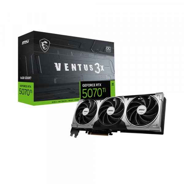 Card Màn Hình MSI GeForce RTX 5070 Ti 16G VENTUS 3X OC