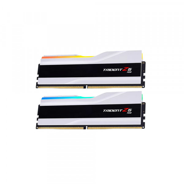 Ram G.Skill Trident Z5 RGB WHITE 96GB (2x48GB) DDR5 6400Mhz (F5-6400J3239F48GX2-TZ5RW)