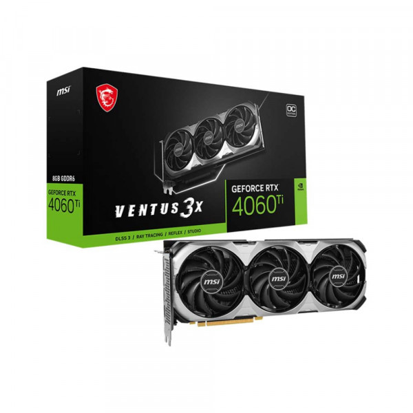 Card Màn Hình MSI GeForce RTX 4060 Ti VENTUS 3X E 8G OC