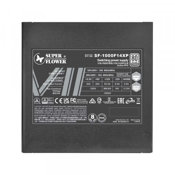 TNC Store Nguồn Máy Tính Super Flower LEADEX VII Platinum PRO 1000W ATX 3.1 (SF-1000F14XP-BK)