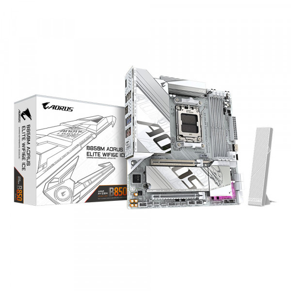 TNC Store Bo Mạch Chủ Gigabyte B850M Aorus Elite Wifi 6E ICE