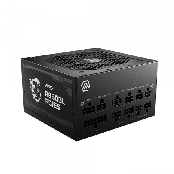 TNC Store Nguồn Máy Tính MSI MAG A850GL PCIE5 850W 80 Plus Gold