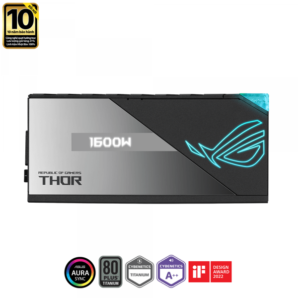 TNC Store Nguồn Asus ROG Thor 1600T 80 Plus Titanium