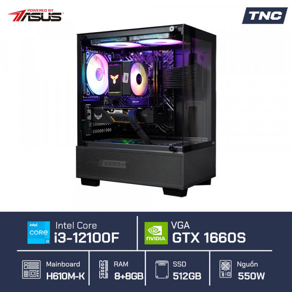 PC Gaming - Glacier I1660 Super - BL