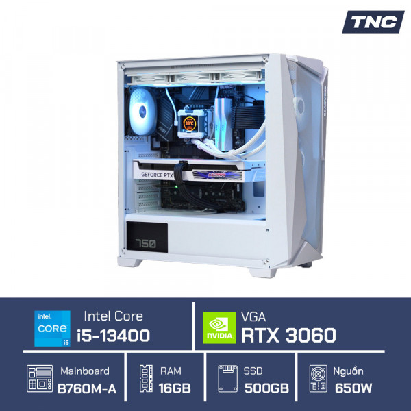 PC Gaming - Glacier I3060 - WH