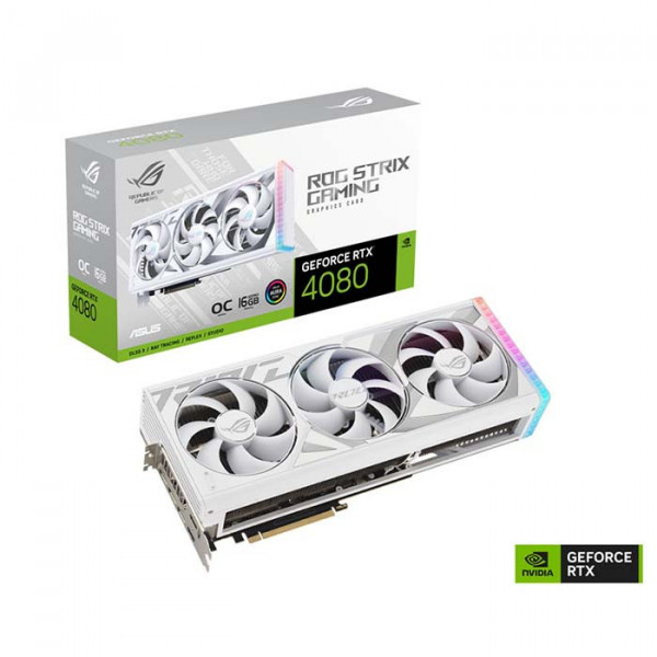 Card Màn Hình Asus ROG Strix RTX® 4080 OC 16GB Gaming White