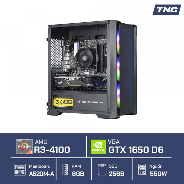 PC Gaming - Glacier A1650 - BL