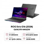 Laptop Gaming Asus ROG Strix G16 G614JVR-N4162W Core i9-14900HX/ 32GD5/ 1TB/ 16 Inch WQXGA 240Hz/ Win 11/ RTX4060 8GD6/ Xám