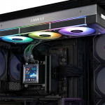 Tản Nhiệt Nước Lian Li HydroShift LCD 360 RGB Fan Black (G89.GHSLCD36RB.00)