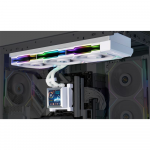 Tản Nhiệt Nước Lian Li HydroShift LCD 360 RGB Fan White (G89.GHSLCD36RW.00)