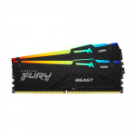 RAM Kingston FURY Beast RGB 64GB (2x32GB) DDR5 6000Mhz (KF560C40BBAK2-64)