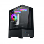 Vỏ Case Xigmatek View 3GF (EN44687) - Gaming M-ATX, Kèm 03 Fan Xigmatek G20F