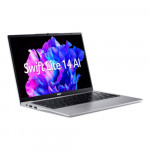 Laptop Acer Swift Lite 14 AI SFL14-51M-56HS Core Ultra 5 125U/ 16GB/ 512GB/ 14 inch FHD+/ Win11/ Silver/ Vỏ nhôm/ 1Y