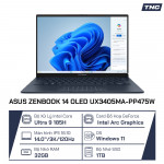 Laptop Asus Zenbook 14 OLED UX3405MA-PP475W Core Ultra 9 185H/ 32GB/ 1TB SSD/ 14 inch 3K/ 120Hz/ Win11/ Blue/ Vỏ nhôm