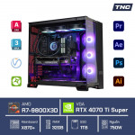 PC Đồ Họa Render 3D - Ryzen 7 9800X3D/ 32GB/ RTX 4070 Ti Super